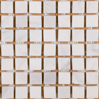 De Luxe | mozaiky | Stone | M15 BC – bianco carrara