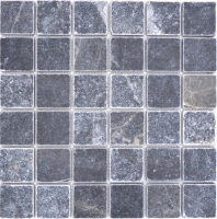 mozaiky | kamenn&aacute; mozaika | Devon | H TM 46628 – tmavě &scaron;ed&aacute;, matn&aacute;, mramor