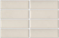 mozaiky | keramick&aacute; mozaika | Brick | B 06R GI 1100 – b&iacute;l&aacute; - mat