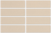 mozaiky | keramick&aacute; mozaika | Brick | B 06R MYK 2002 – mozaika, keramick&aacute;, glazovan&aacute;, b&eacute;žov&aacute;, mat