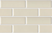 mozaiky | keramická mozaika | Brick | B 06T 6122 – béžová - lesk