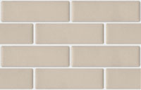 mozaiky | keramická mozaika | Brick | B 06T GI 1000 – béžová - mat