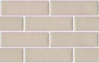 mozaiky | keramick&aacute; mozaika | Brick | B 06T GI 1000 – b&eacute;žov&aacute; - mat