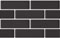 mozaiky | keramická mozaika | Brick | B 06T GI 7003 – černá - mat