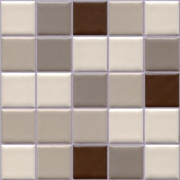 mozaiky | keramická mozaika | Elegant | B 06S MM 3 – béžovo hnědý mix - lesk