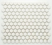 mozaiky | keramická mozaika | Hexagon | H HX 25 – šestiúhleník - bílá, lesk