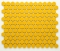 mozaiky | keramická mozaika | Hexagon | H HX 6200 – šestiúhleník - žlutá, lesk