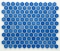 mozaiky | keramická mozaika | Hexagon | H HX 6471 – šestiúhleník - modrá, lesk