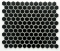 mozaiky | keramická mozaika | Hexagon | H HX 890 – šestiúhleník - černá, mat