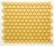 mozaiky | keramická mozaika | Hexagon | H HXA 27 – šestiúhleník - žlutá, mat, protiskluz