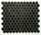 mozaiky | keramická mozaika | Hexagon | H HXA 29 – šestiúhleník - černá, mat, protiskluz