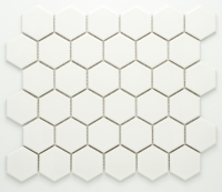 mozaiky | keramická mozaika | Hexagon | H HXL 25 – šestiúhleník - bílá, lesk