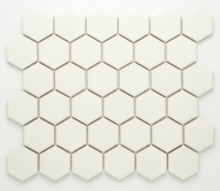 mozaiky | keramická mozaika | Hexagon | H HXL 90 – šestiúhleník - bílá, mat