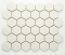 mozaiky | keramická mozaika | Hexagon | H HXLA 51 – šestiúhleník - bílá, mat, protiskluz