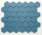 mozaiky | keramická mozaika | Hexagon | H HXLA 53 – šestiúhleník - modrá, mat, protiskluz