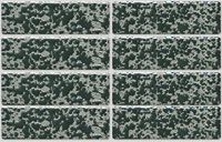 mozaiky | keramická mozaika | Metallic | B 06R KY2822B – stříbrná relief - mat/lesk