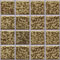 mozaiky | keramická mozaika | Metallic | B 1S KK 2822 B – zlatá relief - mat/lesk