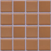 mozaiky | keramická mozaika | Palette UNI | B 1S 0615 – hnědá - mat