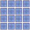 mozaiky | keramická mozaika | Palette UNI | B 1S BL 9 – modrá - lesk