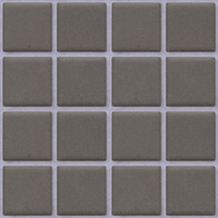 mozaiky | keramická mozaika | Palette UNI | B 1S GI 7004 – hnědá - mat
