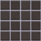 mozaiky | keramická mozaika | Palette UNI | B 1S GI 7005 – tmavě hnědá - mat