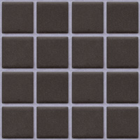 mozaiky | keramick&aacute; mozaika | Palette UNI | B 1S GI 7005 – tmavě hněd&aacute; - mat