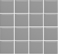 mozaiky | keramická mozaika | Palette UNI | B CGA GRY 3 – šedá - lesk