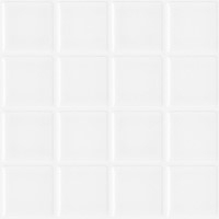 mozaiky | keramick&aacute; mozaika | Palette UNI | B LNG 90 – b&iacute;l&aacute; - lesk