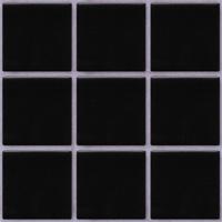 mozaiky | keramická mozaika | Palette UNI | B M 790 – černá - mat