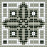 mozaiky | keramická mozaika | PixLa | B PX 006 A – šedo-černo-bílá