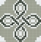 mozaiky | keramická mozaika | PixLa | B PX 007 A – šedo-černo-bílá