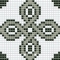 mozaiky | keramická mozaika | PixLa | B PX 007 B – bílo-šedo-černá