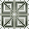 mozaiky | keramická mozaika | PixLa | B PX 008 A – šedo-černo-bílá