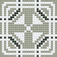 mozaiky | keramická mozaika | PixLa | B PX 009 A – šedo-černo-bílá