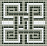 mozaiky | keramická mozaika | PixLa | B PX 010 A – šedo-černo-bílá