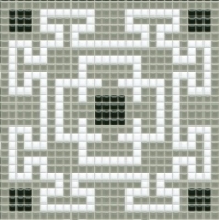 mozaiky | keramická mozaika | PixLa | B PX 011 A – šedo-černo-bílá