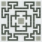 mozaiky | keramická mozaika | PixLa | B PX 011 B – bílo-čeno-šedá