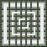 mozaiky | keramická mozaika | PixLa | B PX 014 C – černo-šedo-bílá