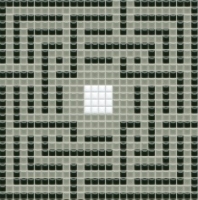 mozaiky | keramická mozaika | PixLa | B PX 017 A – šedo-černo-bílá