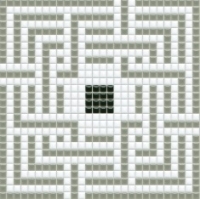 mozaiky | keramická mozaika | PixLa | B PX 017 B – bílo-šedo-černá