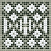 mozaiky | keramická mozaika | PixLa | B PX 023 C – černo-šedo-bílá