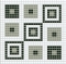 mozaiky | keramická mozaika | PixLa | B PX 025 B – bílo-šedo-černá