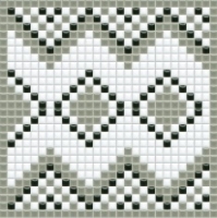 mozaiky | keramická mozaika | PixLa | B PX 026 B – bílo-šedo-černá