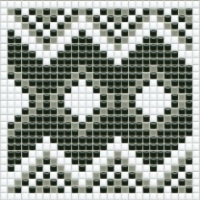 mozaiky | keramická mozaika | PixLa | B PX 026 C – černo-šedo-bílá