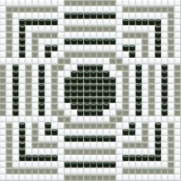 mozaiky | keramická mozaika | PixLa | B PX 027 B – bílo-šedo-černá