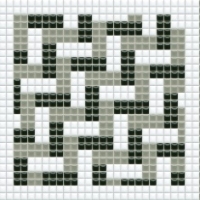 mozaiky | keramická mozaika | PixLa | B PX 029 B – bílo-šedo-černá