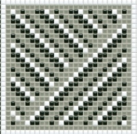mozaiky | keramická mozaika | PixLa | B PX 031 A – šedo-černo-bílá