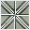 mozaiky | keramická mozaika | PixLa | B PX 032 A – šedo-černo-bílá