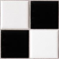 mozaiky | keramická mozaika | Project | H MIMO 99 – černo bílá šachovnice - mat