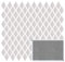 mozaiky | nerezová mozaika | Butterfly | 02A/D – nerez, stříbrná, vzor puntíky